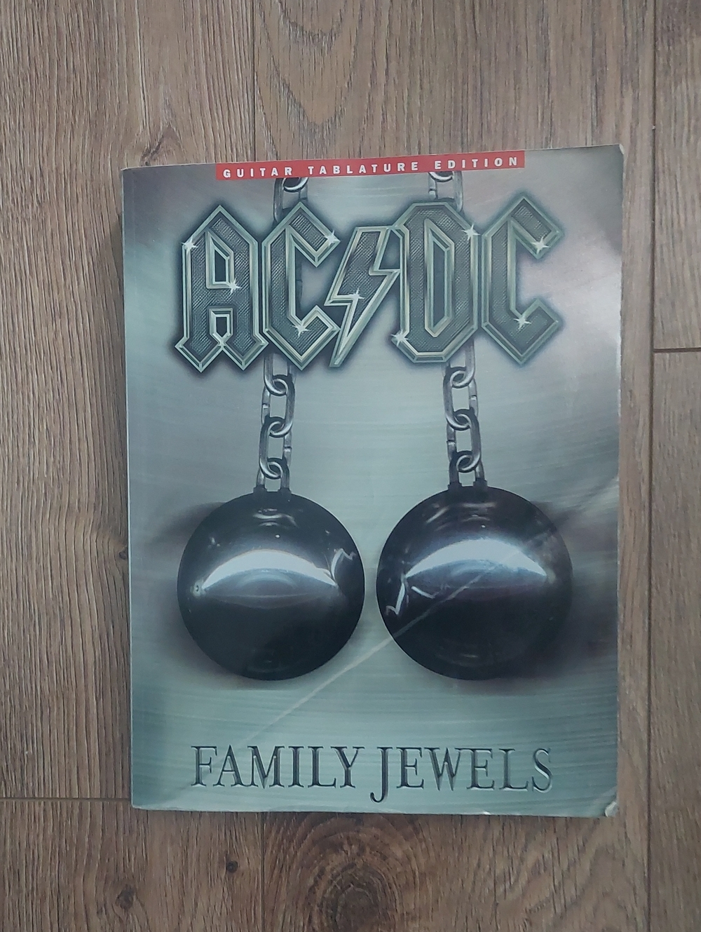 AC/DC Family Jewels Songbook - Silver and Black Cover